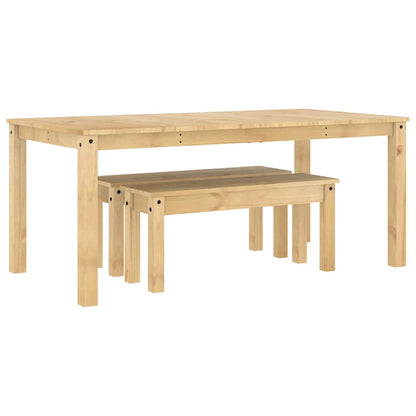Set da Pranzo 3 pz PANAMA in Legno Massello di Pino | homemem39