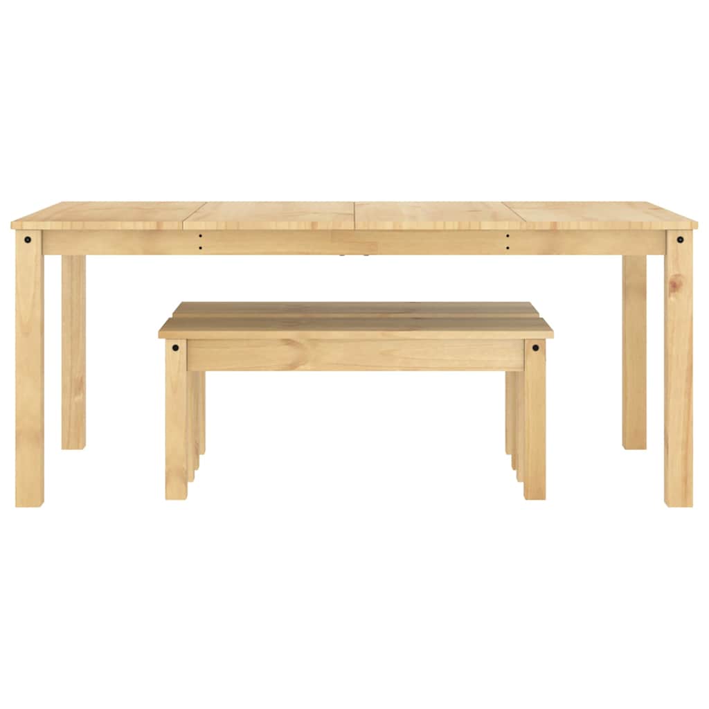 Set da Pranzo 3 pz PANAMA in Legno Massello di Pino | homemem39