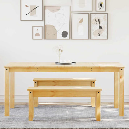 Set da Pranzo 3 pz PANAMA in Legno Massello di Pino | homemem39