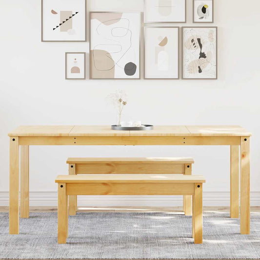 Set da Pranzo 3 pz PANAMA in Legno Massello di Pino | homemem39