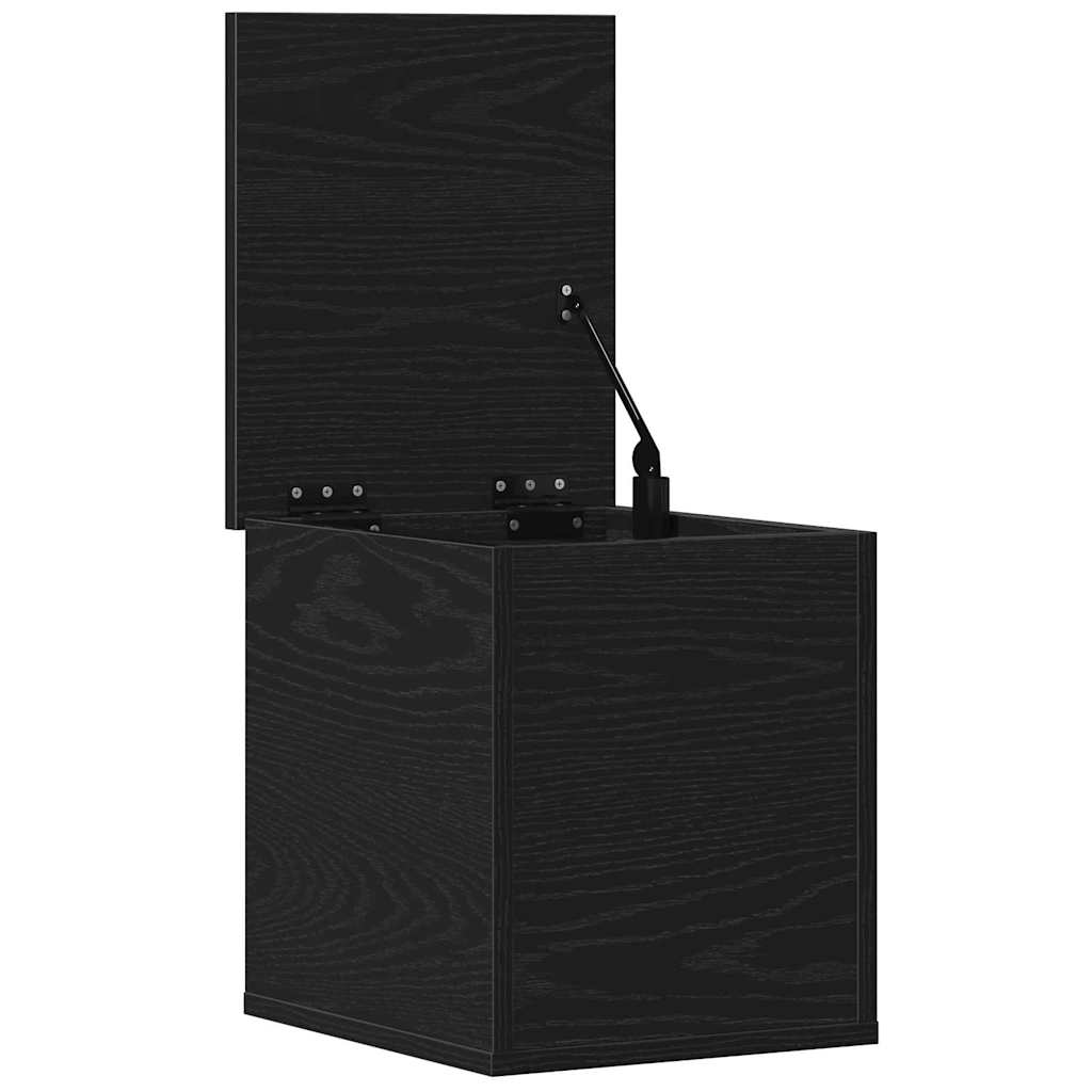 Scatola di Stoccaggio Rovere Nero 30 x 35 x 35 cm