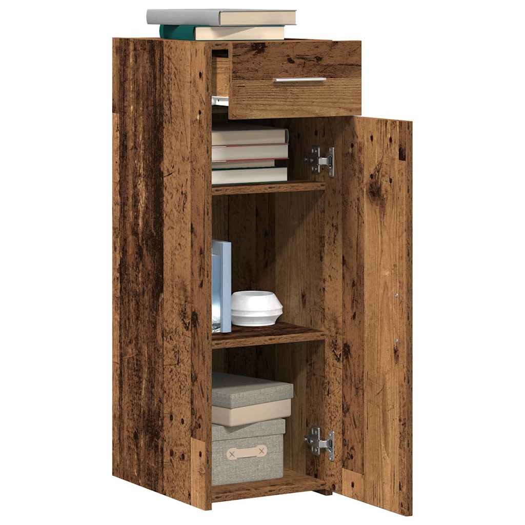 Credenza con cassetto Legno vecchio 30 x 42,5 x 93 cm