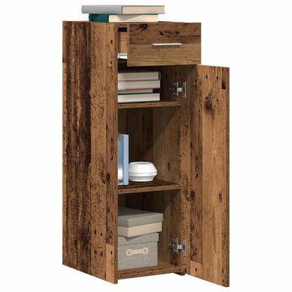 Credenza con cassetto Legno vecchio 30 x 42,5 x 93 cm