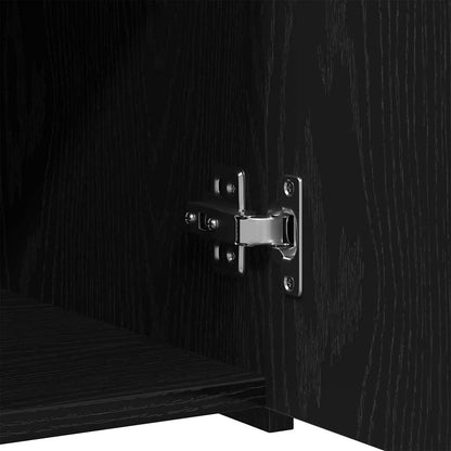 Credenza con cassetto Rovere Nero 30 x 42,5 x 93 cm