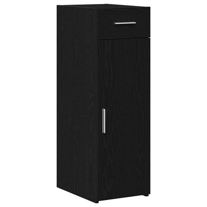 Credenza con cassetto Rovere Nero 30 x 42,5 x 93 cm