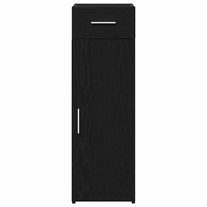 Credenza con cassetto Rovere Nero 30 x 42,5 x 93 cm