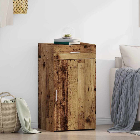 Credenza con cassetto Legno vecchio 50 x 42,5 x 93 cm