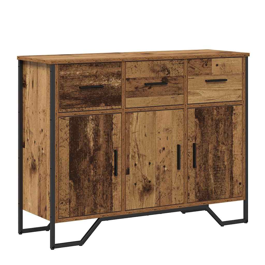 Credenza con cassetto Legno vecchio 97 x 32,5 x 74,5 cm