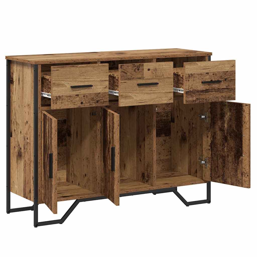Credenza con cassetto Legno vecchio 97 x 32,5 x 74,5 cm