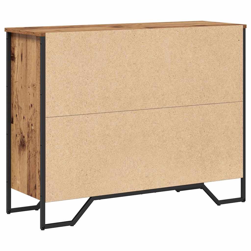 Credenza con cassetto Legno vecchio 97 x 32,5 x 74,5 cm