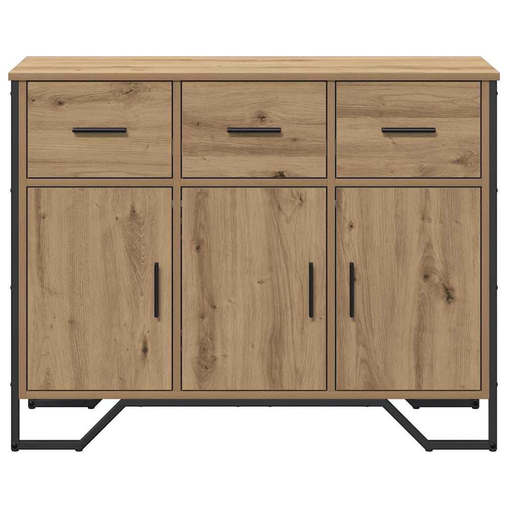 Credenza con cassetto Rovere artigianale 97 x 32,5 x 74,5 cm