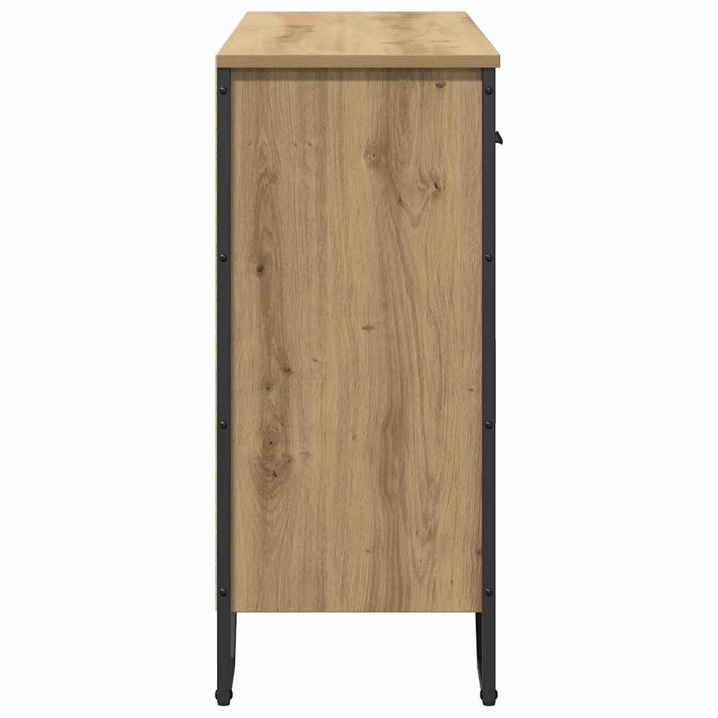 Credenza con cassetto Rovere artigianale 97 x 32,5 x 74,5 cm