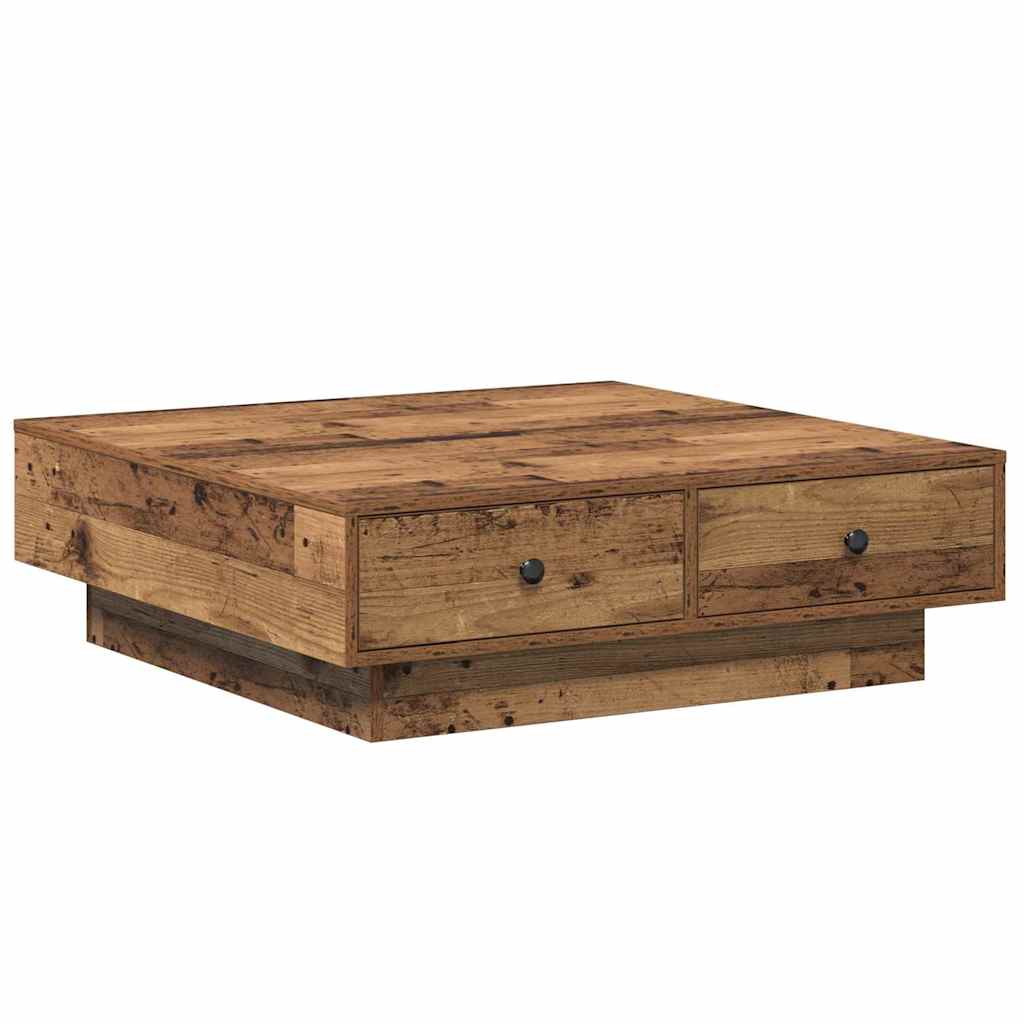 Tavolino da salotto Legno vecchio 90 x 90 x 28 cm | homemem39