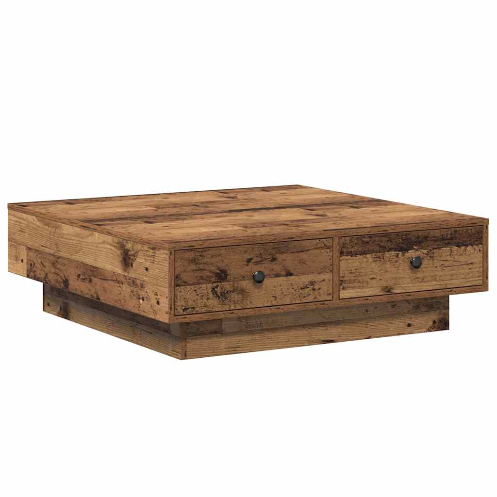 Tavolino da salotto Legno vecchio 90 x 90 x 28 cm | homemem39