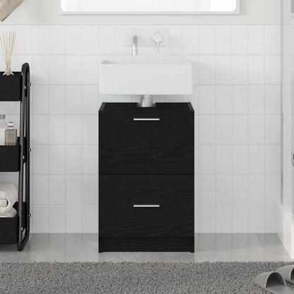 Mobile da Bagno Rovere Nero 40 x 37 x 59 cm | homemem39