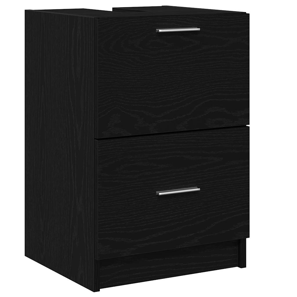 Mobile da Bagno Rovere Nero 40 x 37 x 59 cm | homemem39
