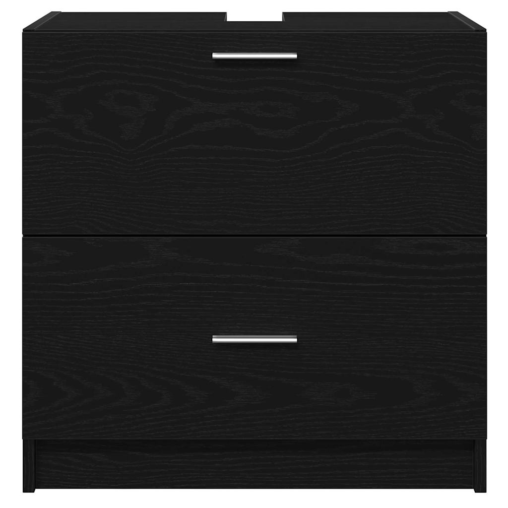 Mobile da Bagno Rovere Nero 59 x 37 x 59 cm | homemem39