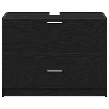 Mobile da Bagno Rovere Nero 78 x 37 x 59 cm | homemem39