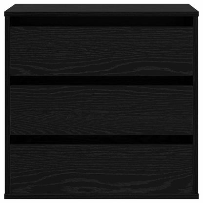 Mobile con Cassetti Nero 60 x 41 x 58 cm Legno multistrato