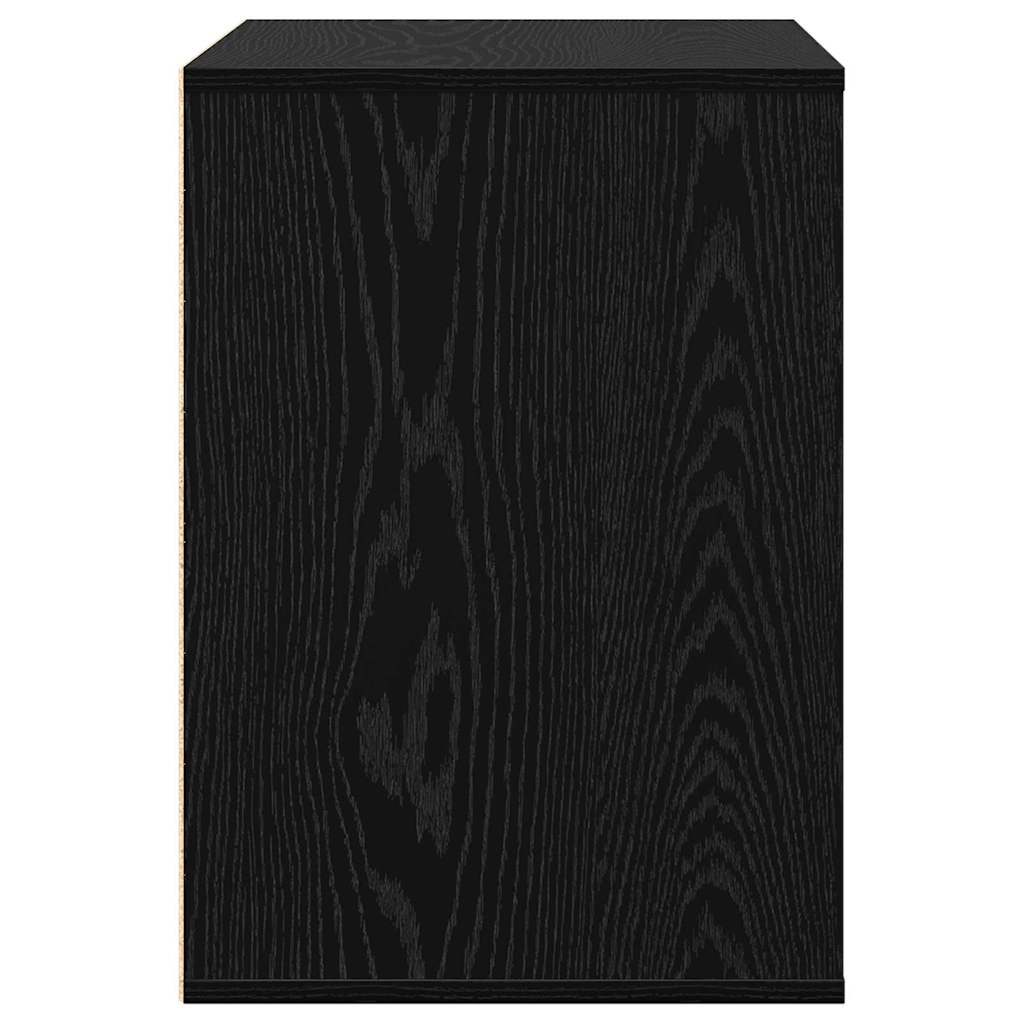Mobile con Cassetti Nero 60 x 41 x 58 cm Legno multistrato