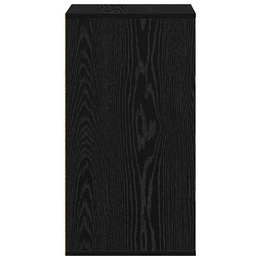 Mobile con Cassetti Nero 40 x 41 x 76 cm Legno multistrato