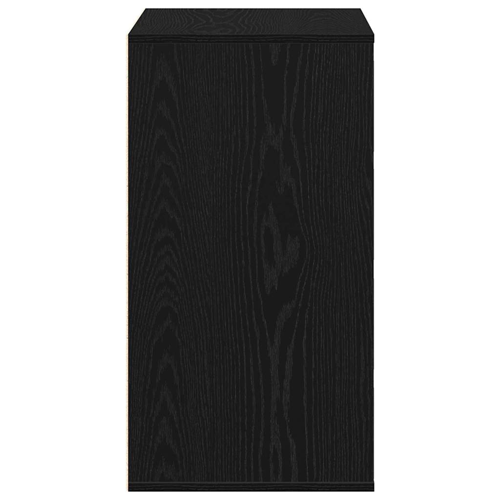 Mobile con Cassetti Nero 60 x 41 x 76 cm Legno multistrato