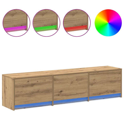 Unità TV con cassetto Rovere artigianale 162,5 x 34 x 40 cm