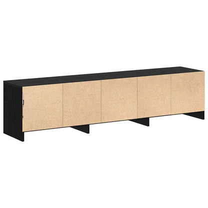 Unità TV Rovere Nero 162,5 x 34 x 40 cm Legno multistrato