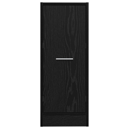 Armadio da Apoteca Rovere nero 30 x 41 x 77.5 cm
