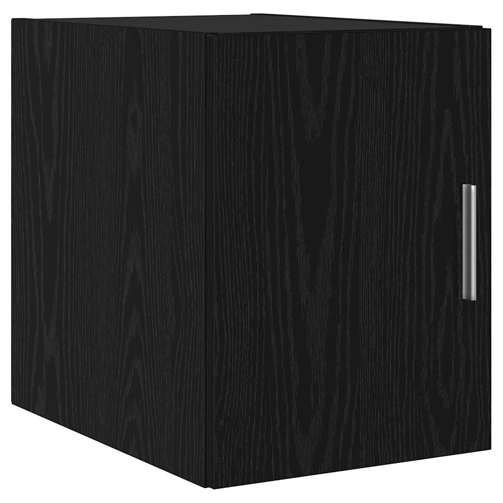 Mobiletto a muro Rovere Nero 30 x 42.5 x 39.5 cm