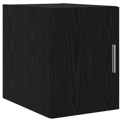 Mobiletto a muro Rovere Nero 30 x 42.5 x 39.5 cm