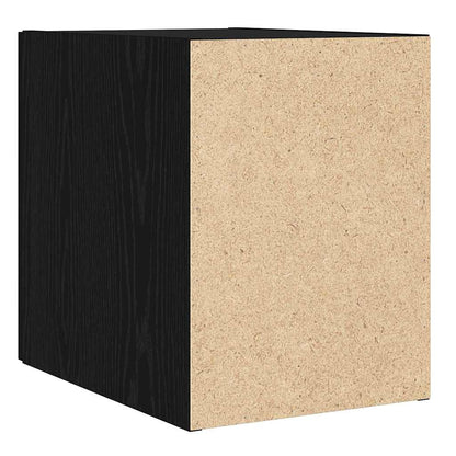 Mobiletto a muro Rovere Nero 30 x 42.5 x 39.5 cm