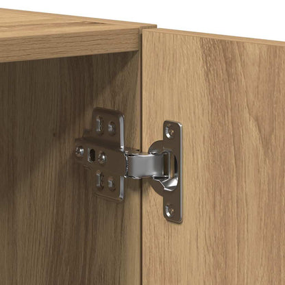 Armadietto a muro rovere artigianale 70 x 42.5 x 40 cm