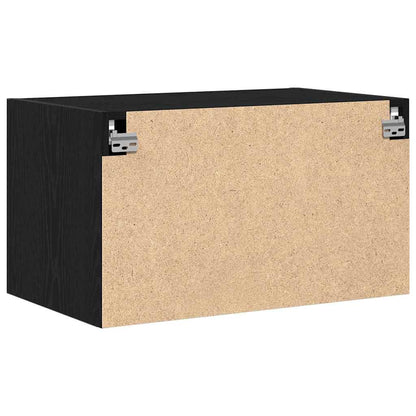 Armadietto a muro Rovere nero 70 x 42.5 x 40 cm