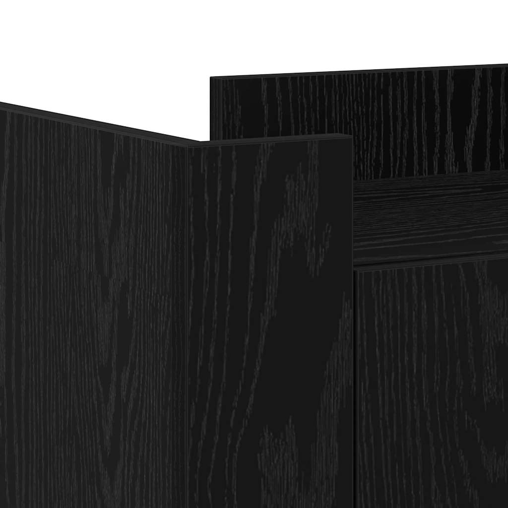 Credenza Rovere Nero 45 x 35 x 75 cm