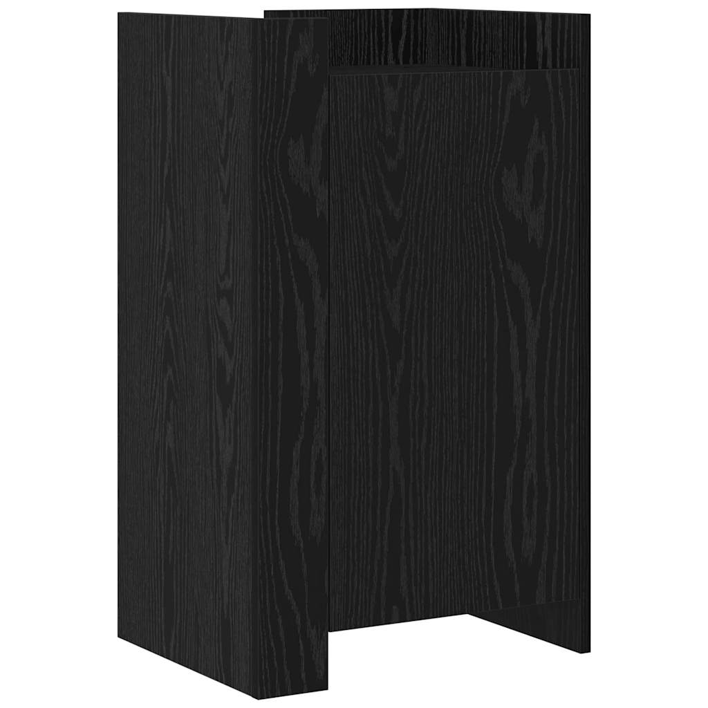 Credenza Rovere Nero 45 x 35 x 75 cm