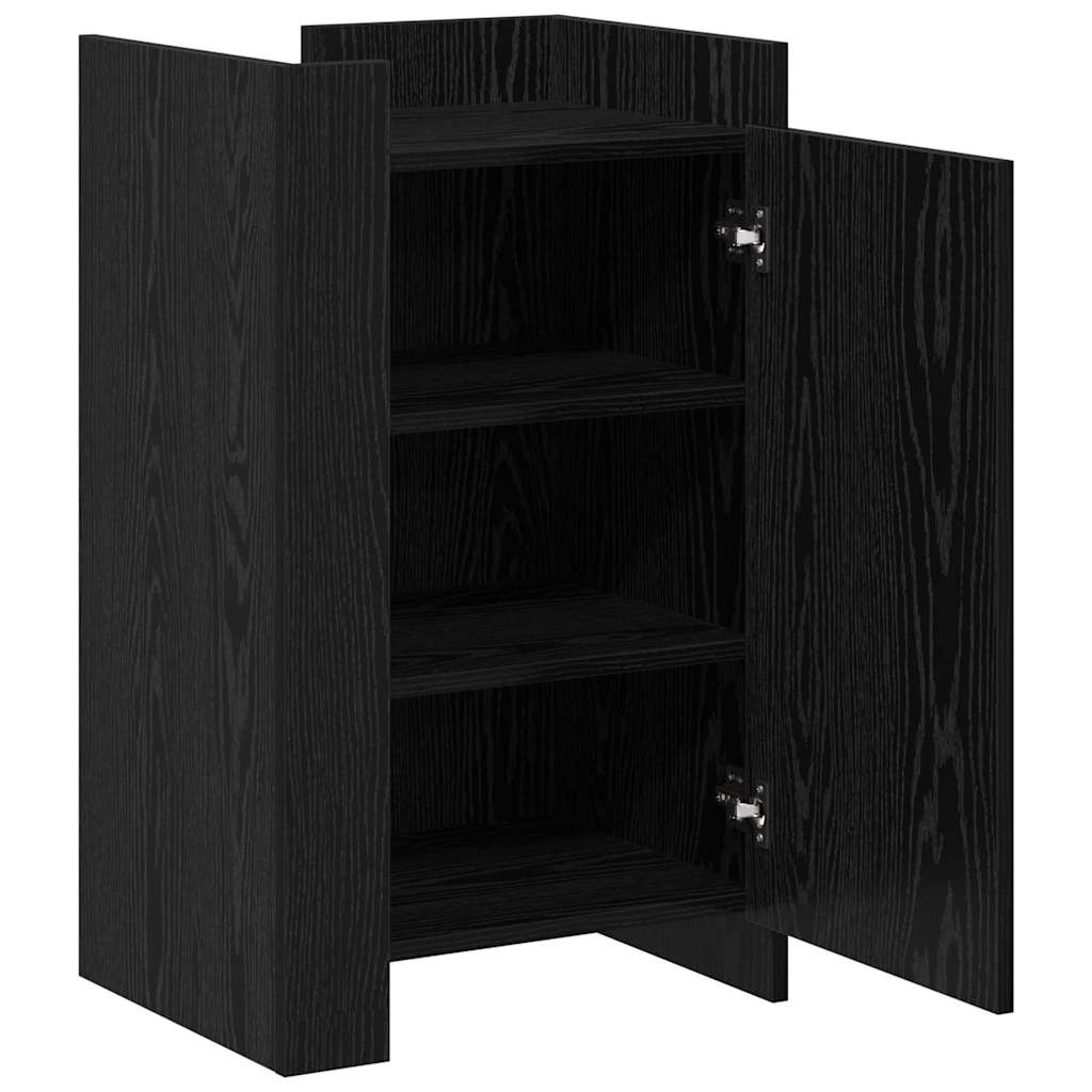 Credenza Rovere Nero 45 x 35 x 75 cm