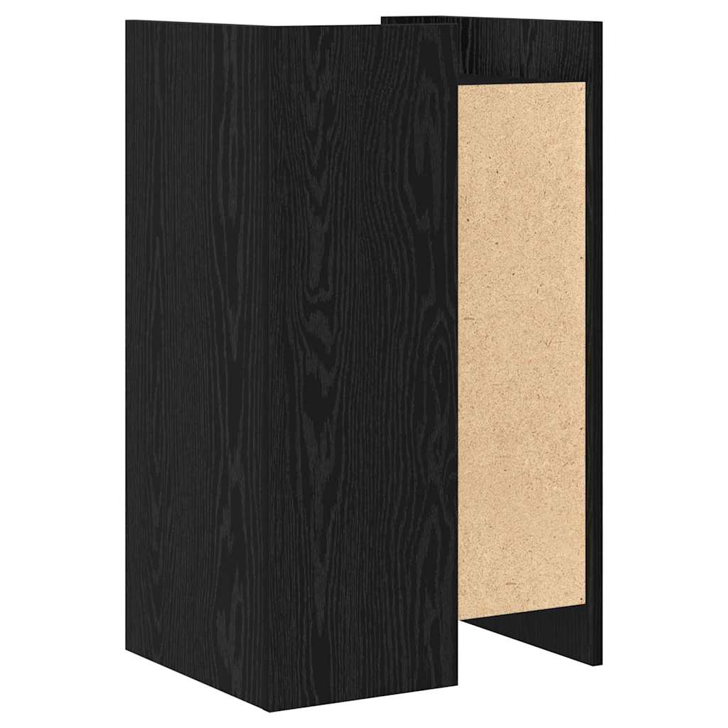 Credenza Rovere Nero 45 x 35 x 75 cm