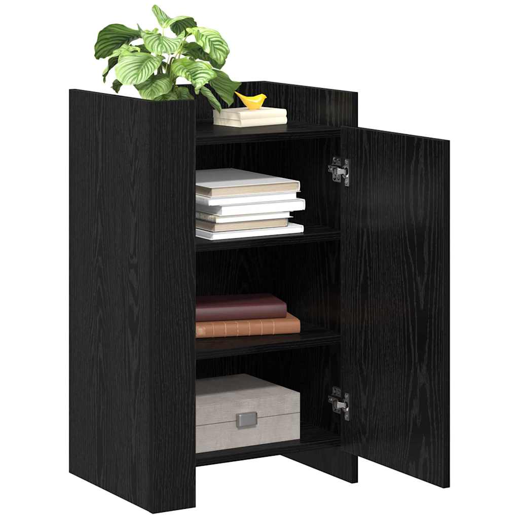 Credenza Rovere Nero 45 x 35 x 75 cm