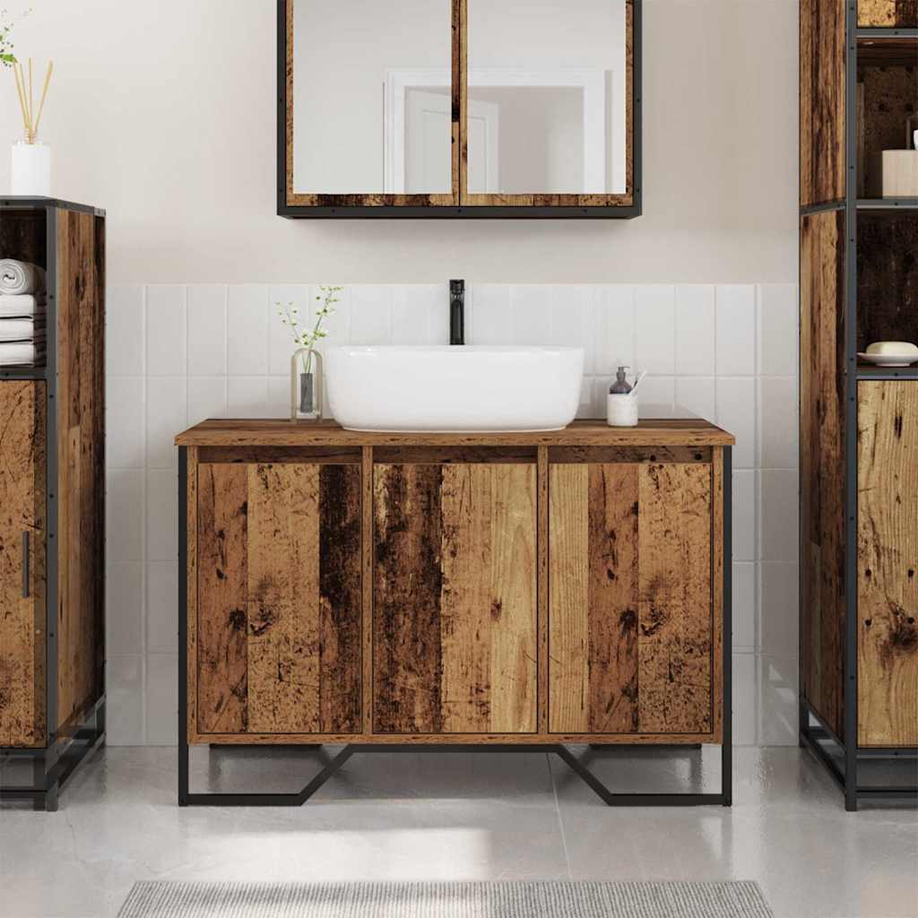 Mobiletto per Lavabo Altro Legno vecchio 91 x 35 x 60 cm | homemem39