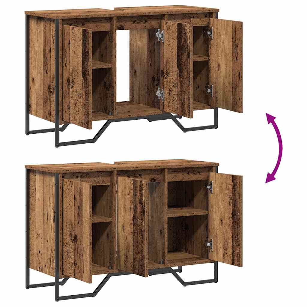 Mobiletto per Lavabo Altro Legno vecchio 91 x 35 x 60 cm