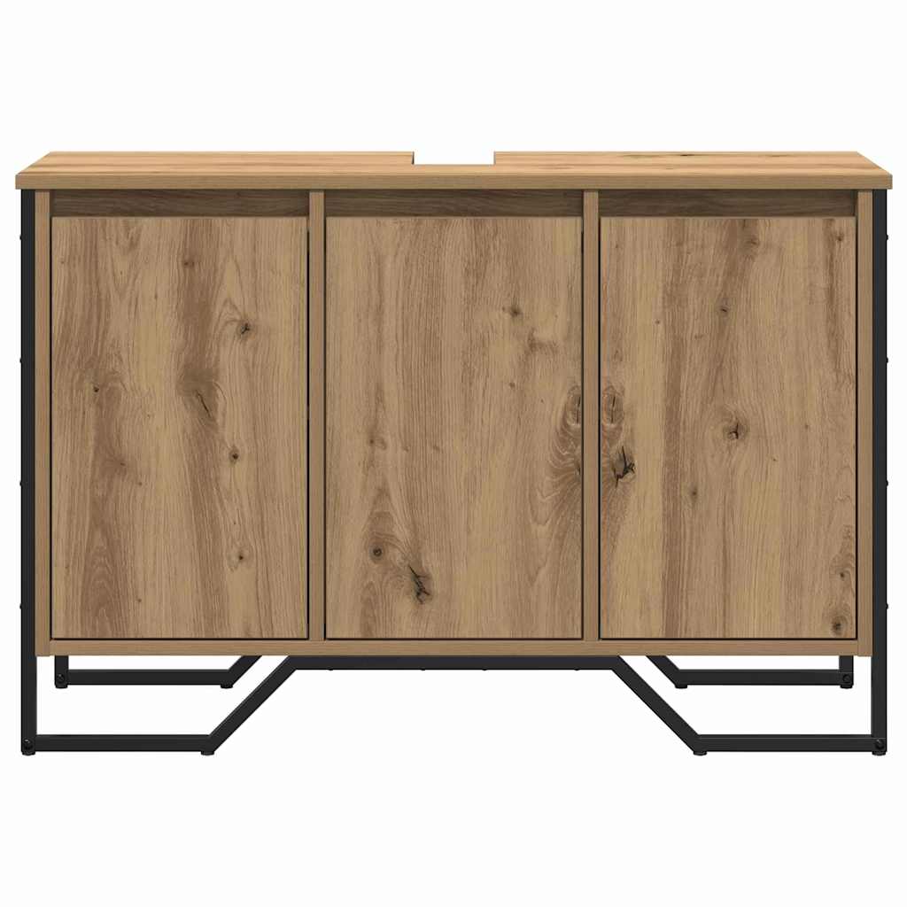 Armadio per Lavabo da Bagno Rovere artigianale 91 x 35 x 60 cm