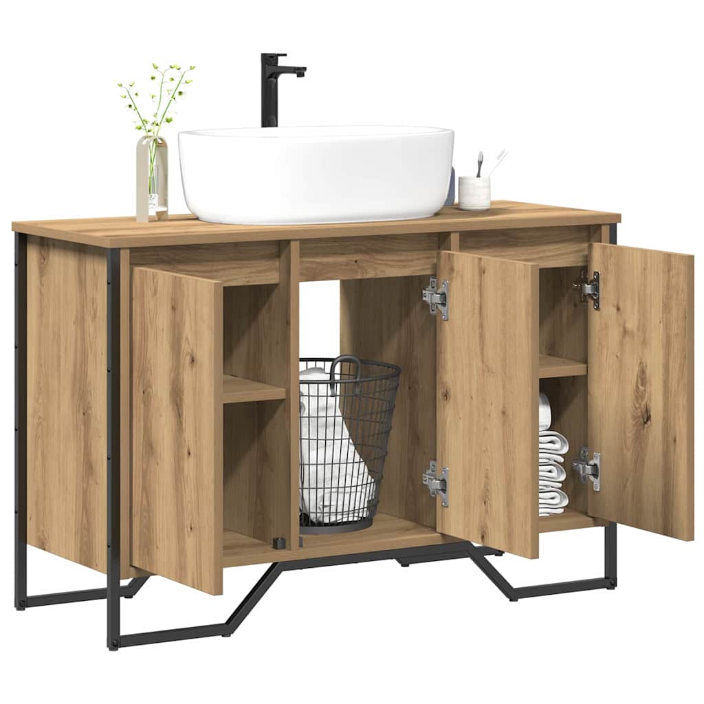 Armadio per Lavabo da Bagno Rovere artigianale 91 x 35 x 60 cm