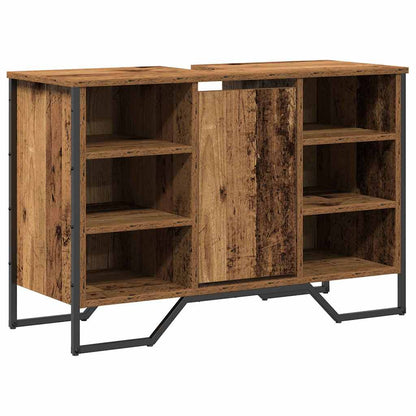 Armadio per Lavabo da Bagno Legno vecchio 91 x 35 x 60 cm