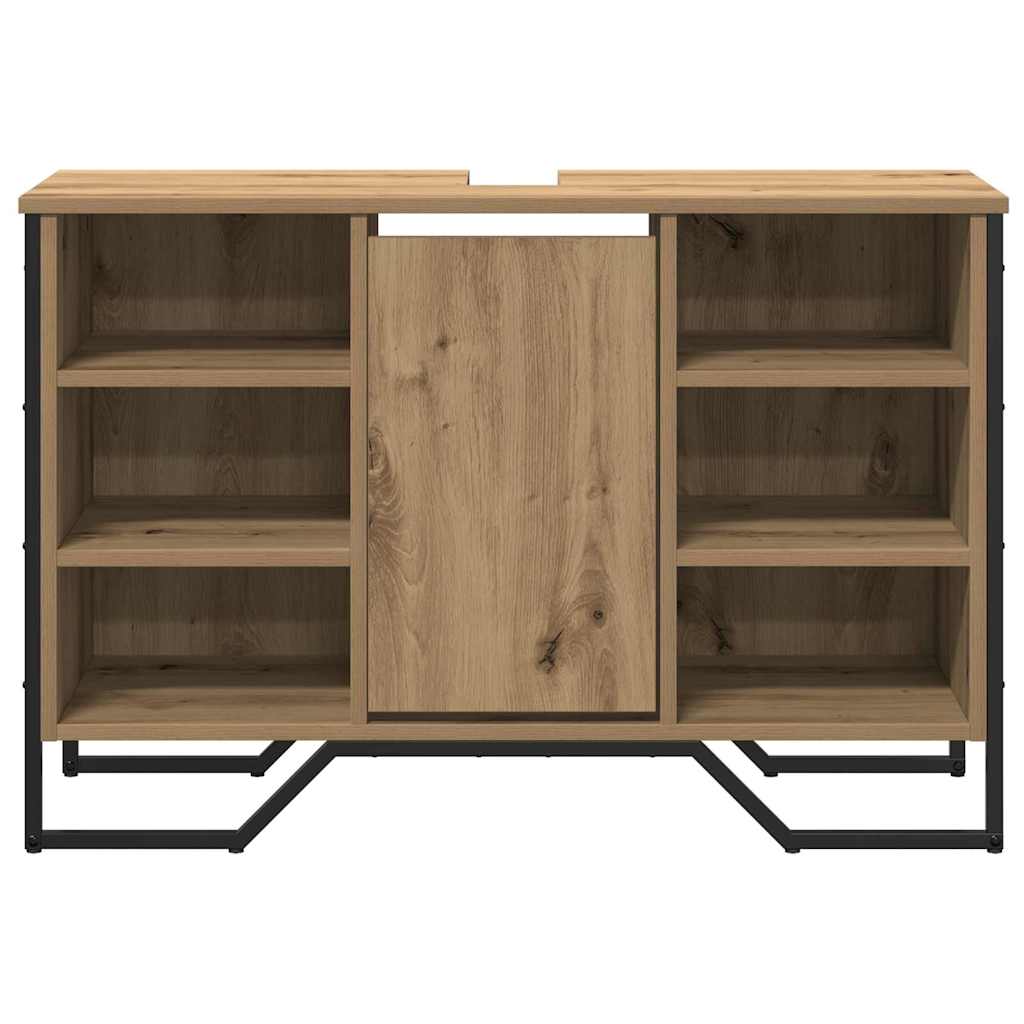 Armadio per Lavabo da Bagno Rovere artigianale 91 x 35 x 60 cm