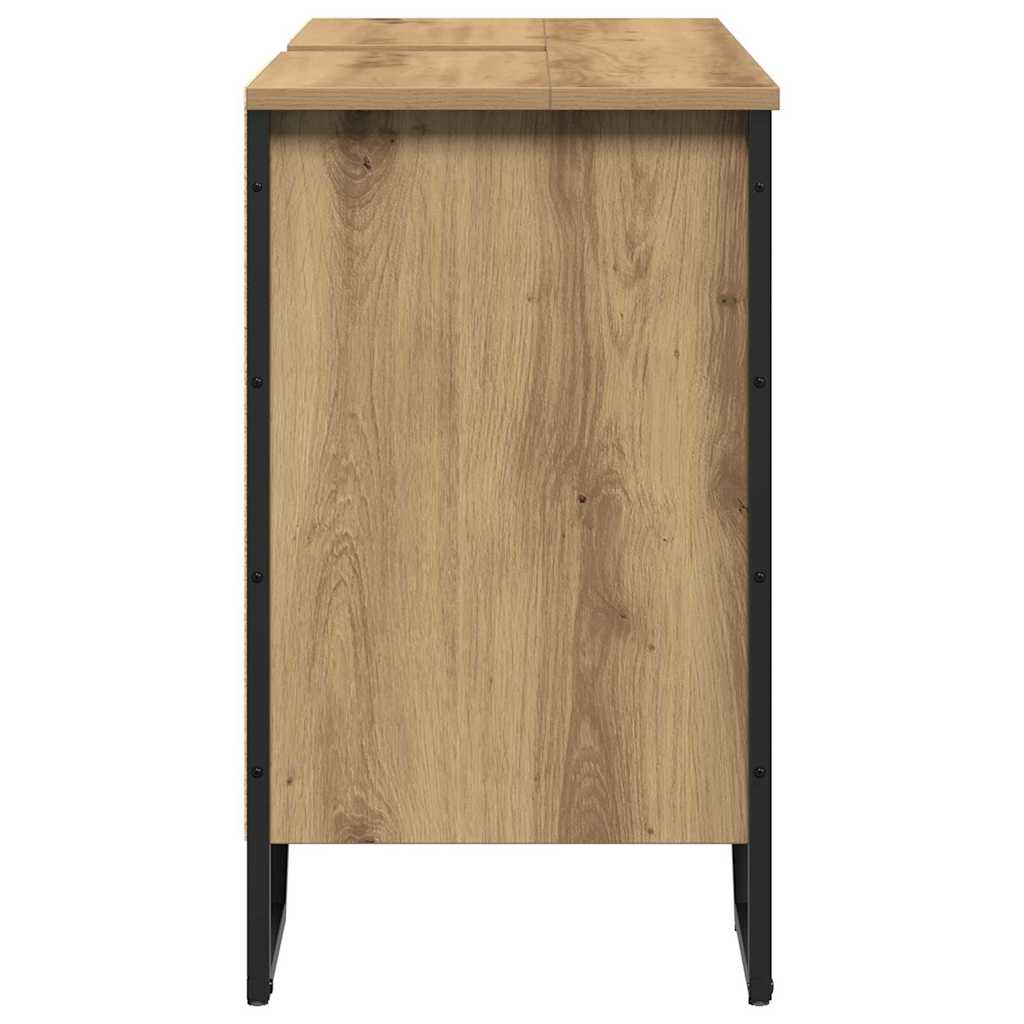 Armadio per Lavabo da Bagno Rovere artigianale 91 x 35 x 60 cm | homemem39