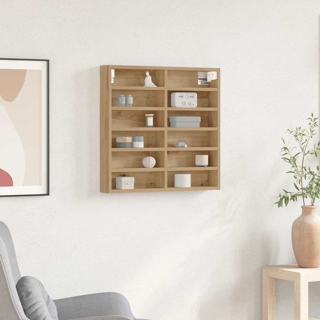 Vetrina Rovere artigianale 60 x 8,5 x 58 cm Legno multistrato