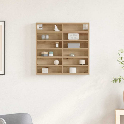 Vetrina Rovere artigianale 60 x 8,5 x 58 cm Legno multistrato