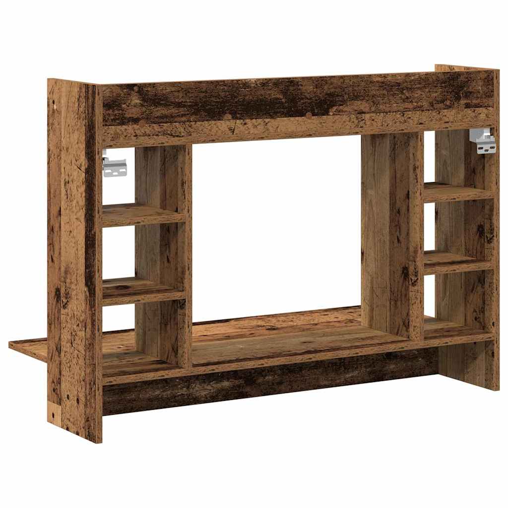 Scrivania a parete Legno vecchio Legno multistrato