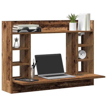 Scrivania a parete Legno vecchio 105 x 48 x 75 cm | homemem39